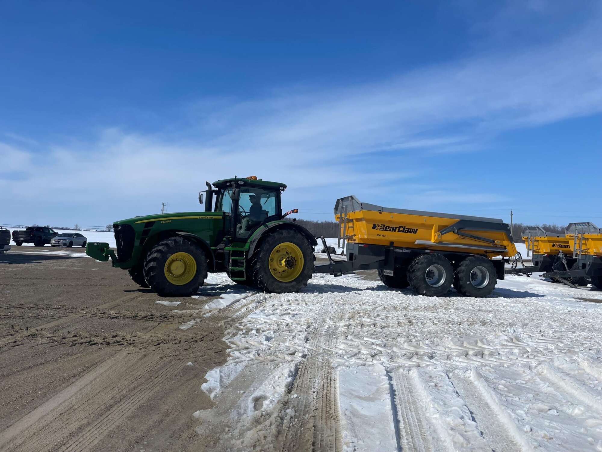 bearclaw 34t dump trailer john deere winter lot