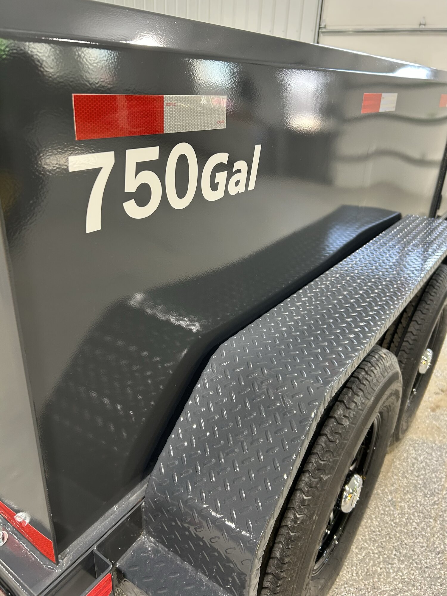 dnj 750gal fuel trailer side decal fender
